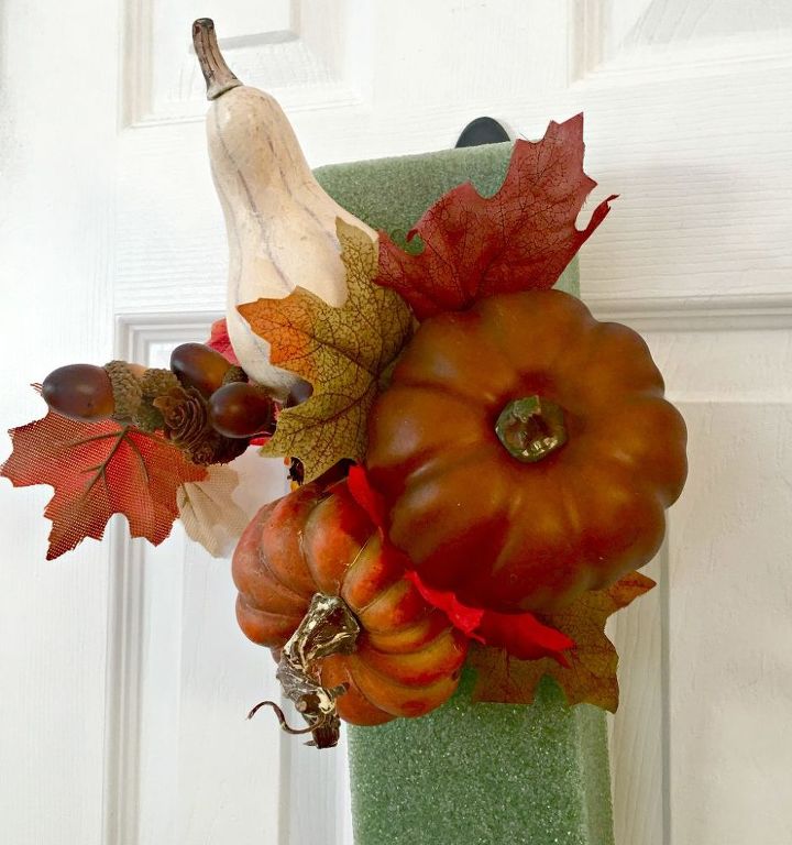 luxurious fall swag for your front door