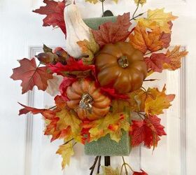luxurious fall swag for your front door