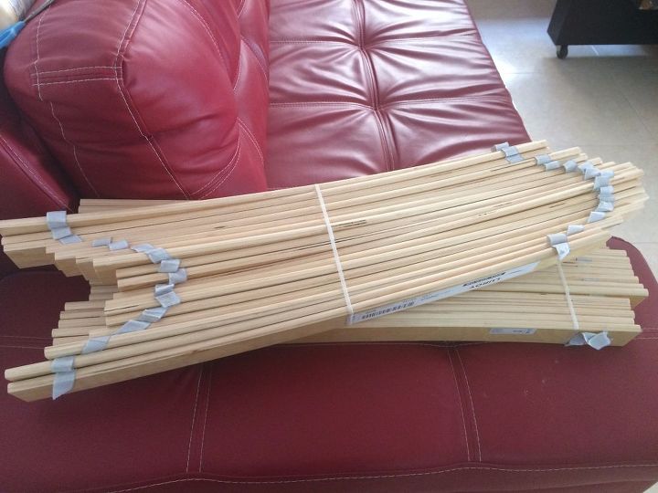 ikea bed slats become party decor