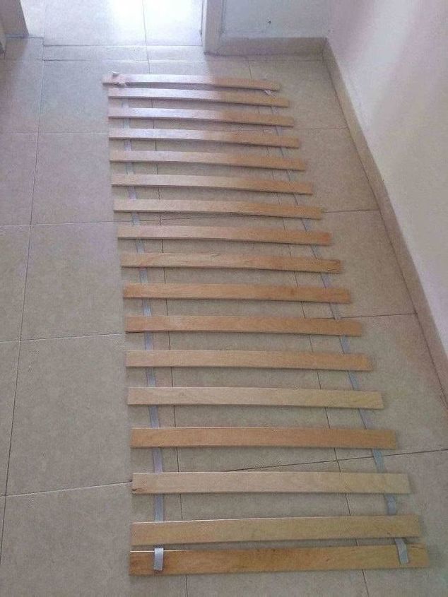 ikea bed slats become party decor