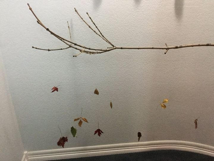 decoracin natural de otoo con hojas