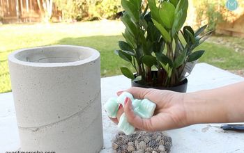 DIY Large Concrete Planters