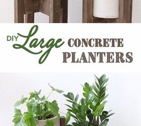 diy large concrete planters
