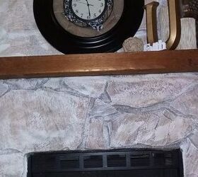 a burlap clock for the mantle, Close Pic of Clock