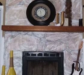 a burlap clock for the mantle, 28 Clock on the Mantle