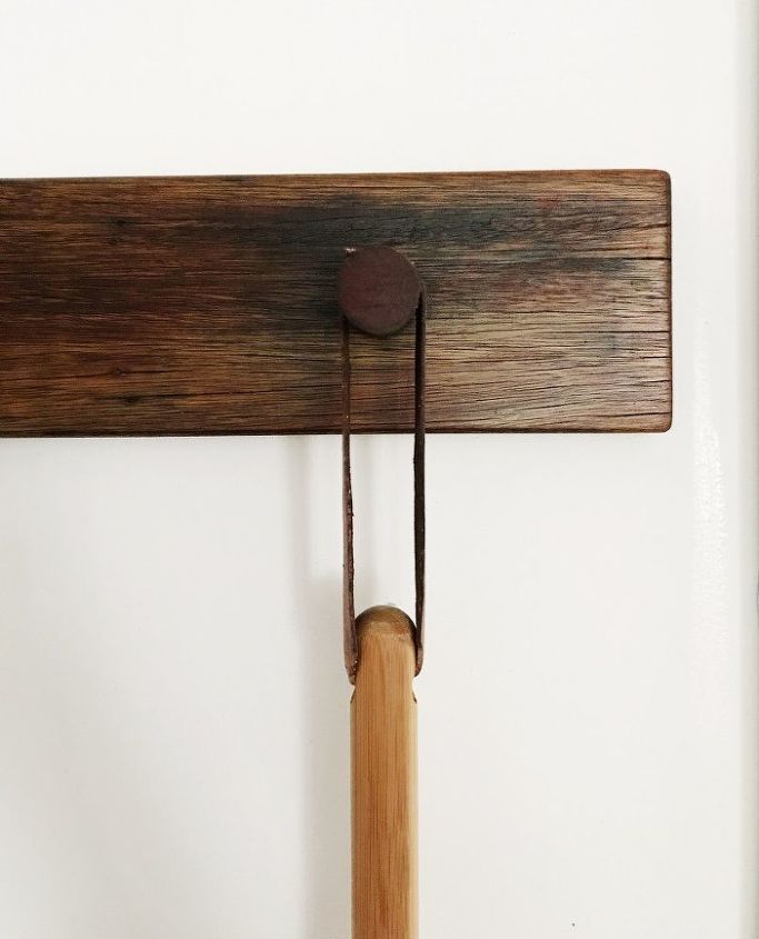 Diy Broom Rack Hometalk Diy Broom Rack