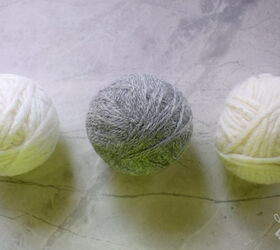 diy wool laundry balls