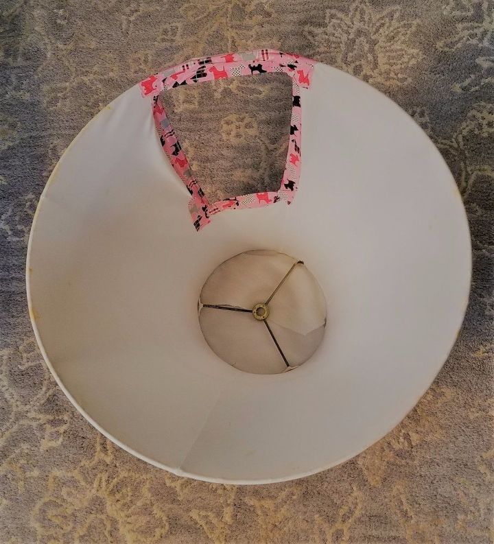 lampshade upcycle into cat wigwam teepee