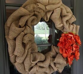 how to make a big puffy burlap wreath