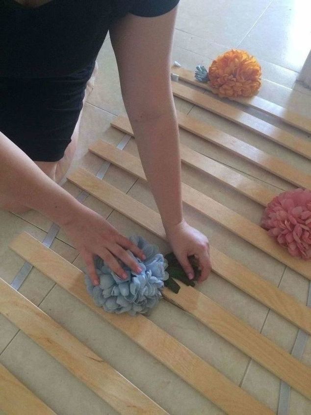 ikea bed slats become party decor