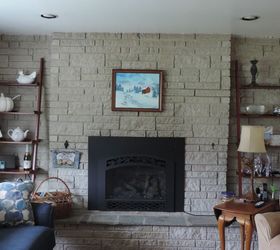 paint a gas fireplace surround