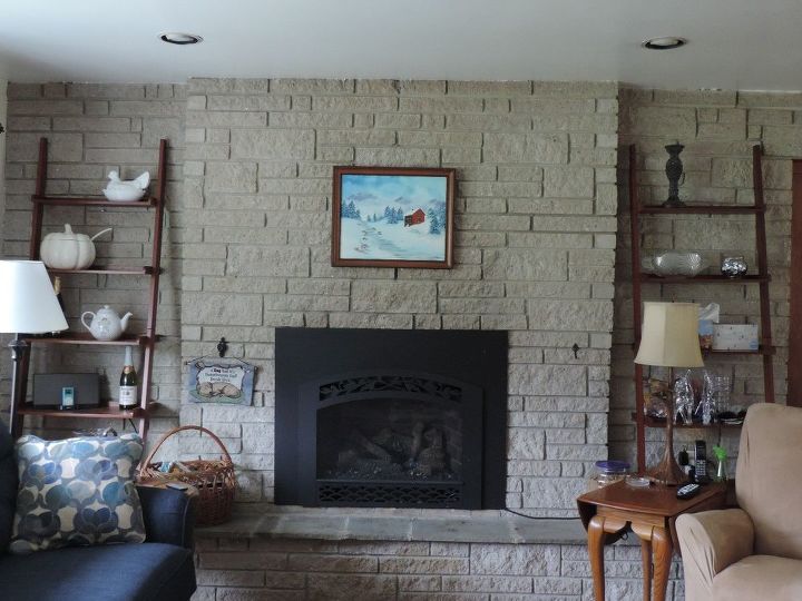 paint a gas fireplace surround