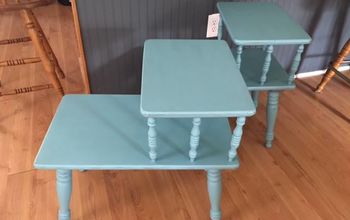 Vintage End Tables Get an Update!