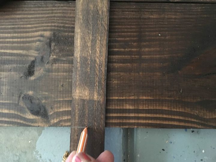 placa de madeira para a varanda de outono