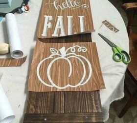 fall front porch sign