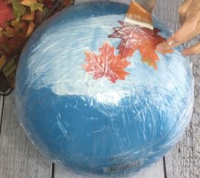 large fall leaf bowl