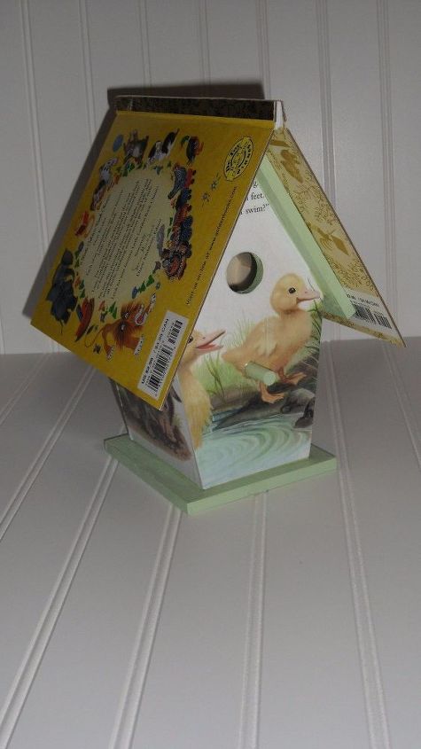 golden book birdhouse
