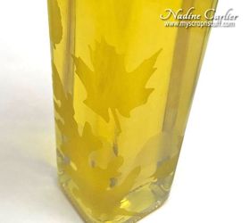 diy etched glass oil vinegar bottle