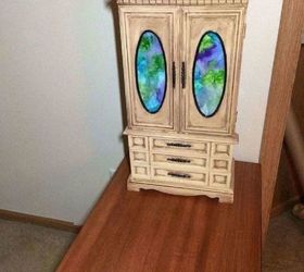 outdated jewelry box makeover, After