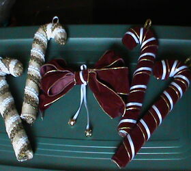 candy cane decorations for the holidays