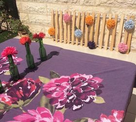 ikea bed slats become party decor