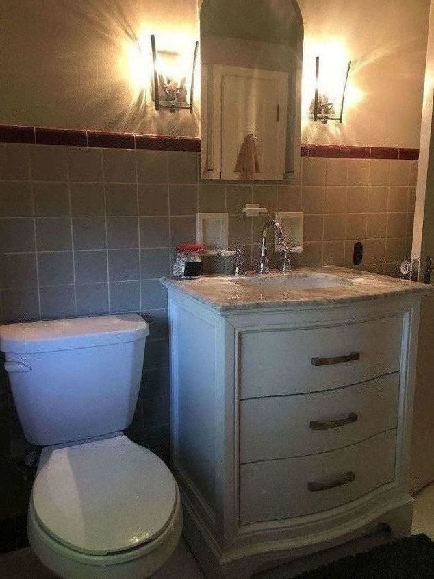 reforma do banheiro fresco e limpo e sem rosa