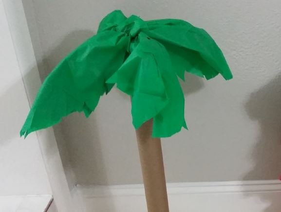 i made a palm tree with 4