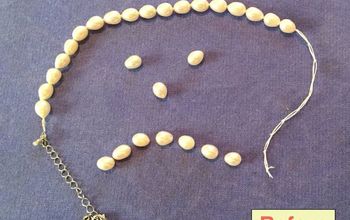 Reparar un cordón de collar de perlas roto