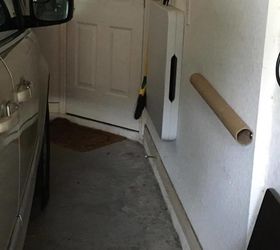 cheap and easy garage car door bumper
