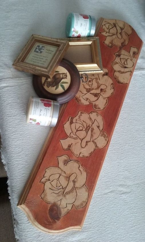 flower board transformed with paint
