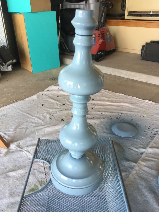 another thrift store lamp repurpose