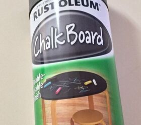 chalk board paint wood plaque wall decor for all seasons, Chalk Board Paint Enters the Process