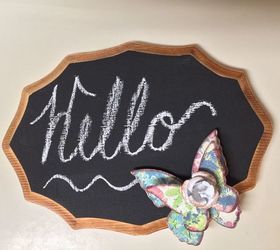 chalk board paint wood plaque wall decor for all seasons, Next Spring
