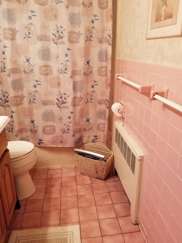 help i have one of those pink tile bathrooms and need an update