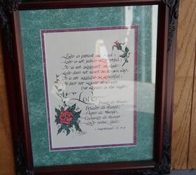 up cycling a favorite frame and matting with just a little paint