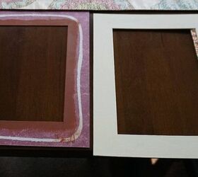 up cycling a favorite frame and matting with just a little paint