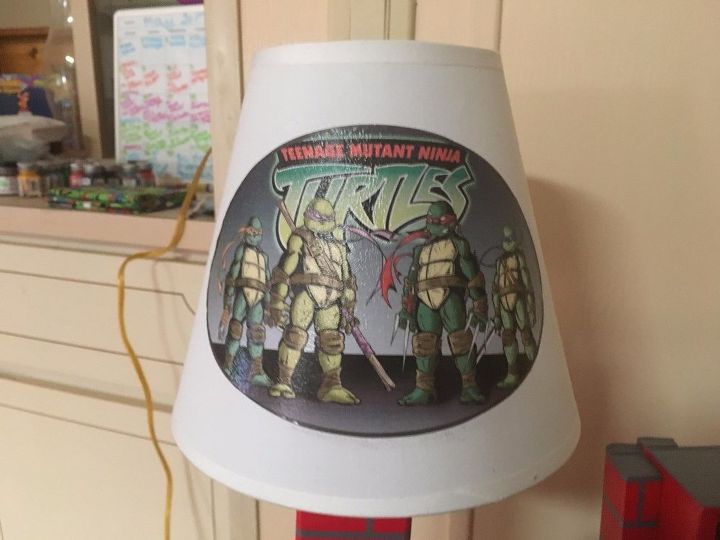 grandson equals love see his lamp who doesn t love the tmnt
