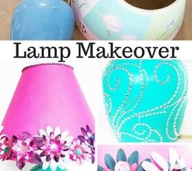 diy lamp makerover for little girl s room