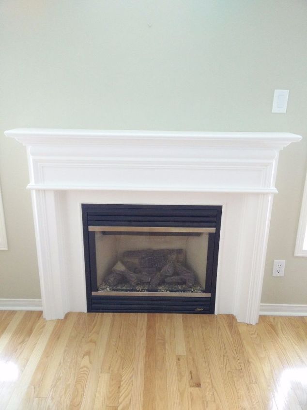 Painting Your Oak Mantel White Hometalk, Painting Fireplace Surround White