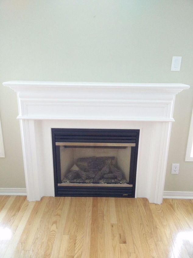 painting your oak mantel white