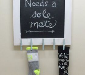 DIY Laundry Room Chalkboard Art