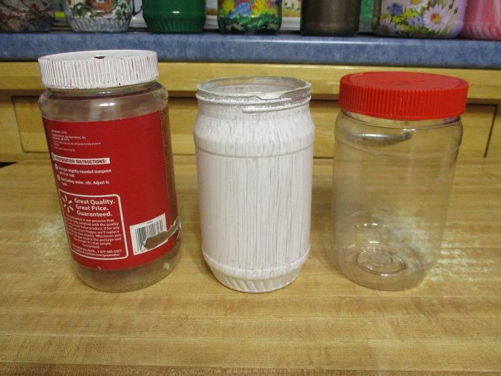 tarros de plstico reutilizados con tapa