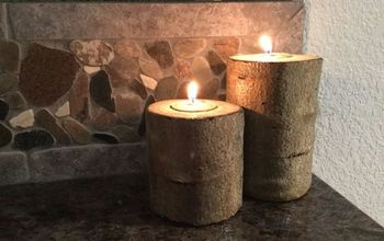 Real Tree Branch Candle Holders