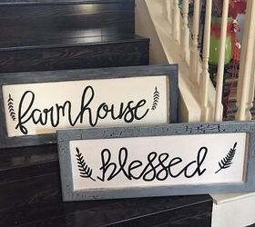 how i became a replica artist and you can too part 1, MY BLESSED FARMHOUSE SIGNS