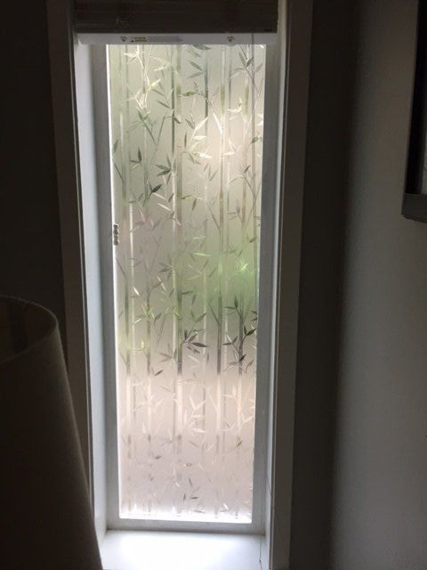 vinyl window clings for privacy, Small window