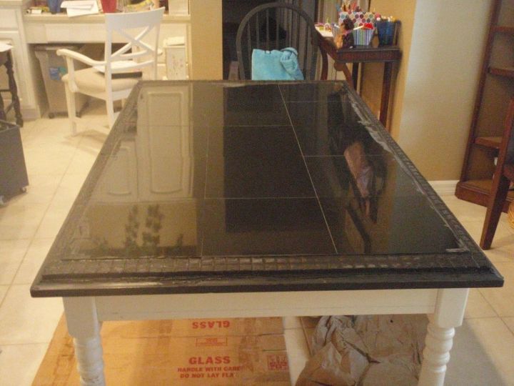mesa de la cocina redo parte 1 azulejos de granito