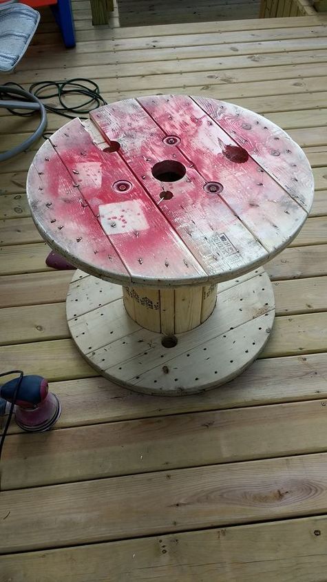 DIY Cable Spool Table for UmmmmWherever!