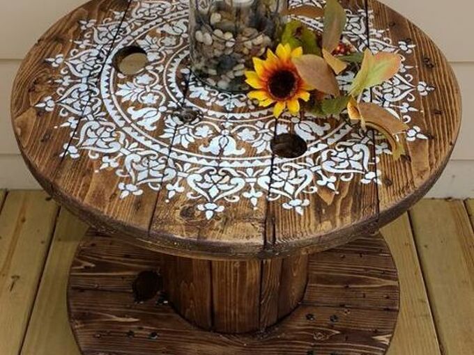 Diy Cable Spool Table For Ummmm Wherever Hometalk