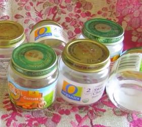 perfect storage containers and canisters from trash, Empty Baby Food Containers
