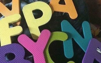 What to Do With Old Foam Letters.